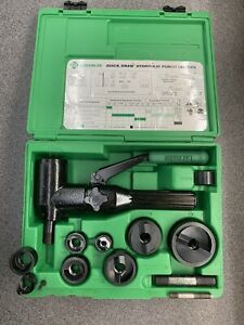 Greenlee 7904SB quick draw 90 hydraulic punch kit with extras