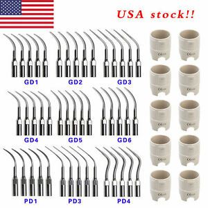 10*Dental 135 Ultrasonic Scaler Tip Wrench Key For NSK/DTE/SATELEC 5 Tips US YW
