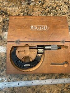 STARRETT 216 50-75mm DISC FLANGE MICROMETER N457
