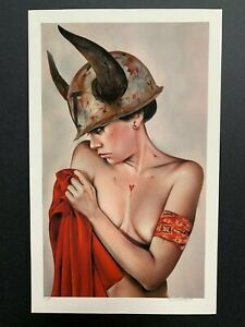 Brian Viveros Raging Bull limited edition archival pigment art print 3/40