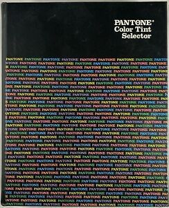 Vintage Pantone Color Tint Selector Reference Book 1984 2nd Edition Hardback 3R