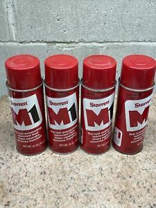 4 Cans Starrett M1  All-Purpose Lubricant 16 oz.  Prevent Rust, Lubricates A3