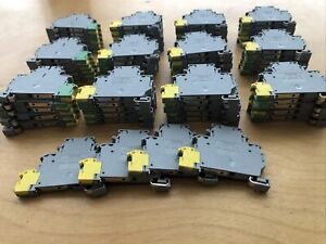 Lot of Phoenix Contact Terminal Block Connector 5 Position Feed Through 2717139