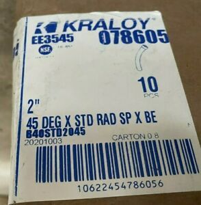 KRALOY 078605 45DEG X STD RAD SP X BE