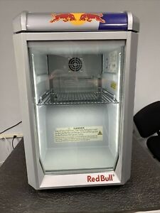 Red Bull Mini Fridge - Bar, Store, Countertop Refrigerator, Eco Cooler, Works