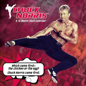 Trends International 2022 Chuck Norris Wall Calendar w
