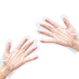 500 Pcs Transparent Plastic Gloves