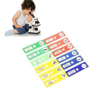 12 Pcs Prepared Microscope Slides Set Specimen For Student Basic Biology