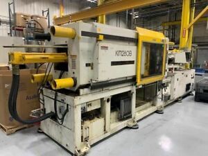 Kawaguchi KM280B Plastic Injection Molding Machine- 280 Ton, 24 oz Shot