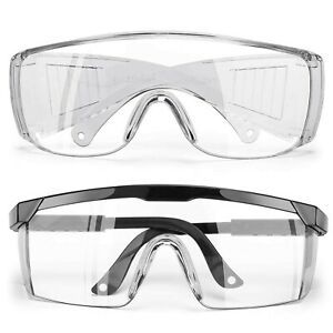 FUJIWARA Safety Goggles, Anti Fog over eyeglasses,Eye Protection with Clear V...