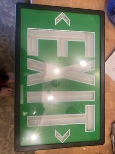 Forever-liteSelf Luminous Exit Sign, 20 year, Green , Expires 2027 Tritium