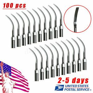 5-100 PCS Dental Ultrasonic Scaler Scaling Tip GD6 Fit Satelec DTE Handpiece S