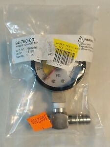 NEW Multiplex 94-760-00 WATER PRESSURE GAUGE WITH TEE