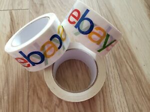 1 Roll eBay Branded  2&#034; Tape 75 Yard BOPP Packaging Packing Shipping Supplies