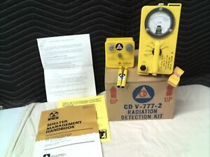 CIVIL DEFENSE CD V-777-2 RADIATION DETECTION KIT CDV-715, -742(2), &amp;-750 (971)