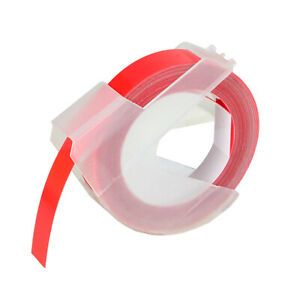 1PK Red 3D Embossing Tapes for Dymo Organizer Xpress Label Maker 520102 9mm
