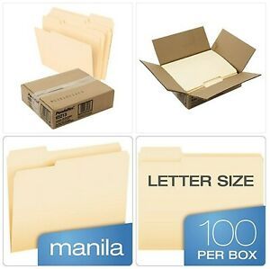 Pendaflex File Folders, Letter Size, 8-1/2&#034; x 11&#034;, Classic Manila, 1/3-Cut Tabs