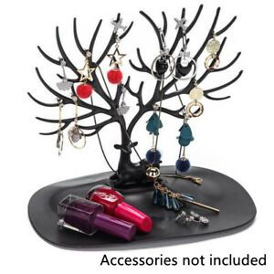 Little Deer Earrings Necklace Ring Jewelry Display Stand Tray Tree Storage Racks