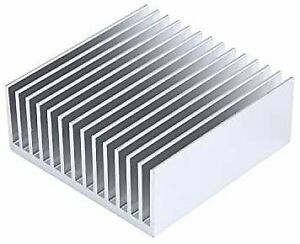 2Pcs 50mm Aluminum Heat Sink 50 x 50 x 20 mm 197 x 197 x078 Inch Heatsink 14 Fin