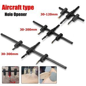 Adjustable Circle Hole Cutter Wood Drywall Drill Bit Saw Round Cutting Blade Q