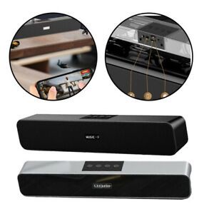 Wireless Bluetooth Speaker Computer Sound Bar Supports AUX U disk Handsfree