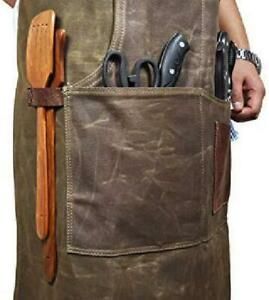 Adjustable Apron Cross Back Straps Durable Lightweight Leather Home Improvement