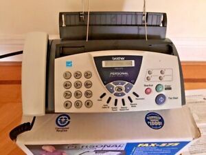 BROTHER FAX-575 PERSONAL PLAIN PAPER FAX WITH PHONE AND COPIER • NEW, OPEN BOX