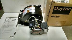 Dayton 1TDV2 OEM Blower 1/20 HP, 115V, 129 CFM Rectangular Outlet 3-11/16 Dia.