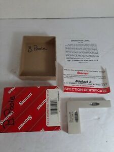 Starrett #134 Cross Test Level Made In USA