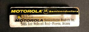 Motorola Semiconductors 2N3424 Transistor, Never Used, Made in USA