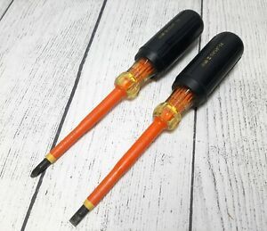 Ideal 35-9150 35-9194 Insulated Screwdriver Set 1/4&#034; 4 - 2x4&#034;