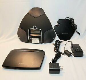 Konftel 300wx Conference Phone with charger and IP DECT 10 base station  Black