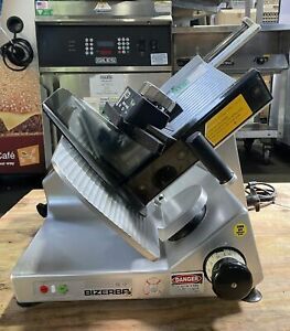 BIZERBA SE12 MANUAL DELI MEAT CHEESE SLICER GRAVITY FEED WITH SHARPENER