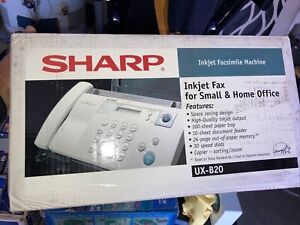 Genuine Open Box Sharp UX-B20 Inkjet Fax Machine for Small and Home Offices Ink