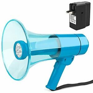 Waterproof Megaphone Bullhorn - Portable Compact 40W PA