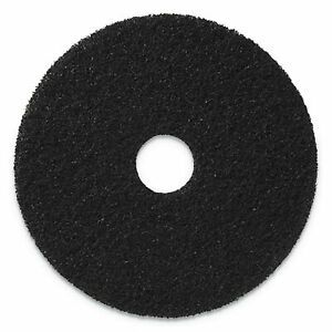 Americo Stripping Pads, 17&#034; Diameter, Black, 5/Carton 400117 400117  - 1 Each