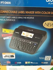 Brother P-touch PT-D600 PC-Connectable Label Maker with Color Display, Thermal T