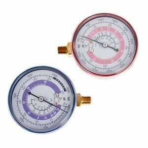 PSI KPA High Low pressure gauge 1/8” NPT 70mm/2.7in Use for R22 R12 R134a R410