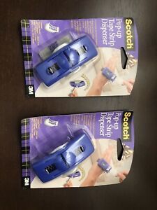 Vintage 3M Scotch Pop-up Tape Strip Dispenser with 75 Tape Strips- New Old Stock