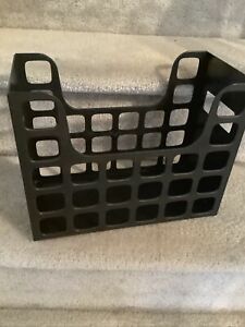 Portable Desktop File Hanging Folder Box Organizer Cabinet Filling Handle Letter