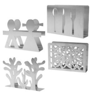 Desktop Upright Napkin Serviette Holder Paper Tissue Rack Party