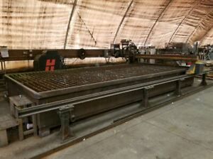 10&#039; x 20&#039; CSI Sabercut CNC Plasma Table, 2008 w/ updated Burny Control and Oxy F