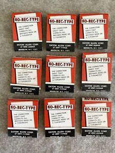 Eaton Allen Corp. KO-REC-TYPE Typewriter Correction Paper Tabs ~ Vintage