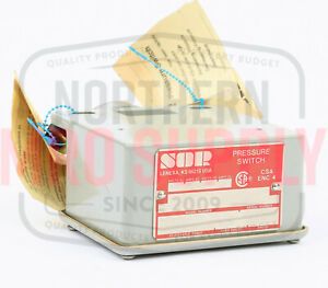 SOR 4NN-C4-M2-C2A-PPCS Pressure Switch, 2-25PSI