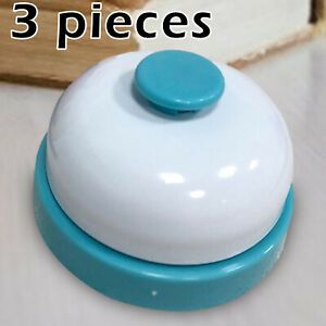 Classic Compact Service Bell Table Desk Kitchen Reception Call Bell Blue