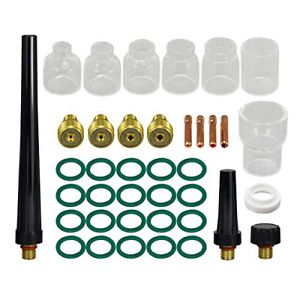 Tig Gas Lens Collet Body Pyrex Cup Kit For Db Sr Wp 9 20 25 Tig Welding Torch