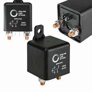 ONLINE LED STORE 12V DC 200 Amp Split Charge Relay Switch - 4 Terminal Relays...