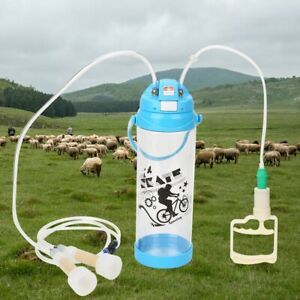 Milking Machine 3L Manual Milking Machine Double Head Portable Plastic Milker