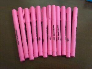 Paper-Mate Intro Highlighter Markers 12ct  Fluorescent  Pink Chisel Tip New Bulk
