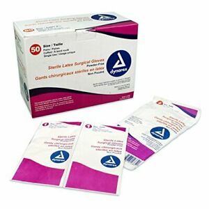 Surgeon&#039;s Latex Ster Gloves Powder-Free - 6.5 - 50/Box